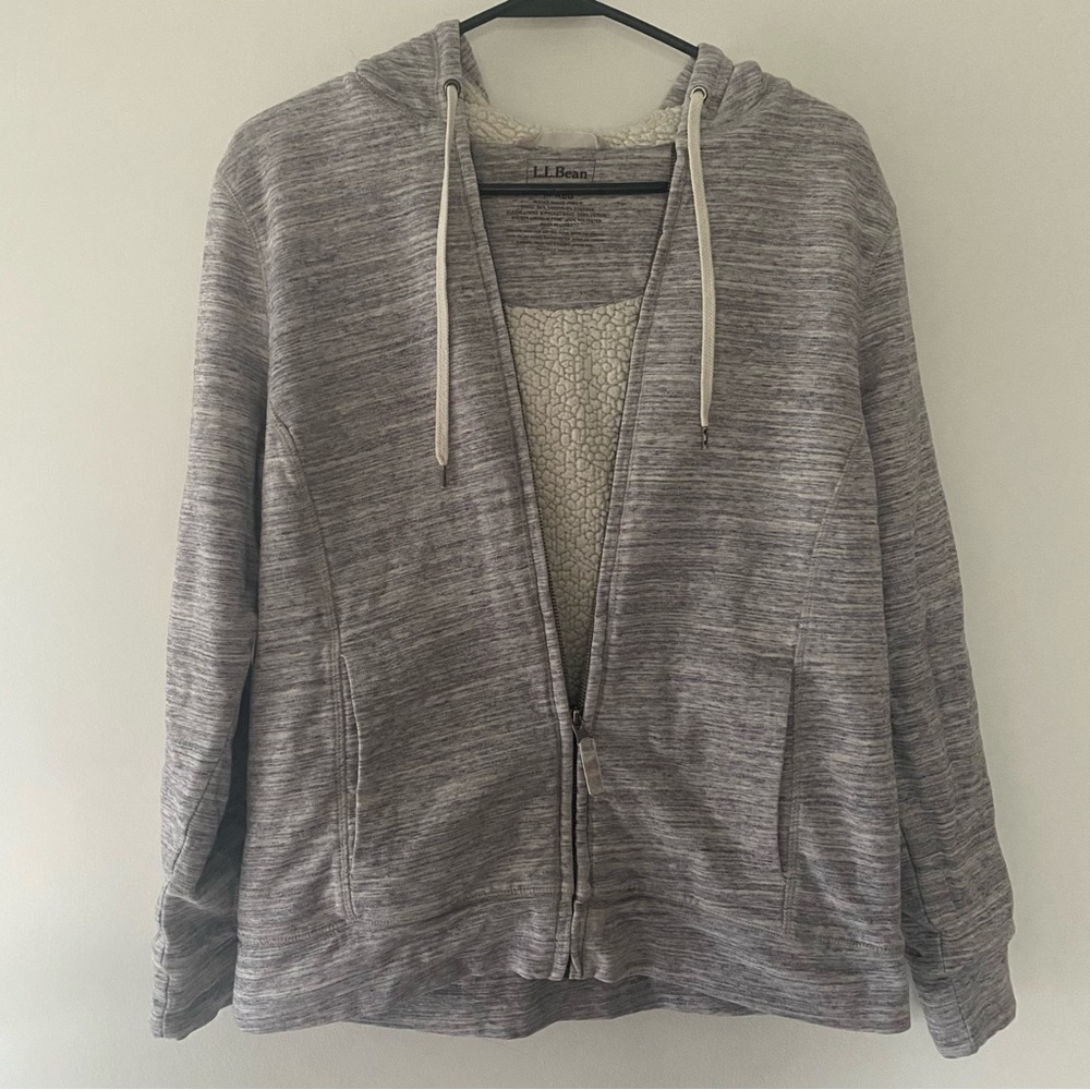L.L. Bean Gray Zip-Up Hoodie